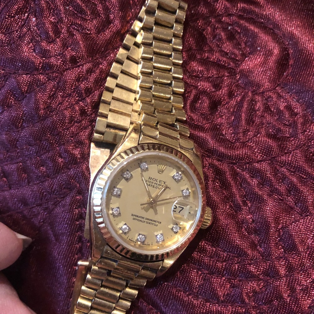 Women’s president watch with factory diamonds